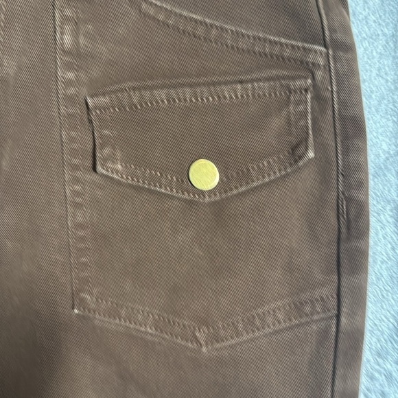 Cider Chocolate Brown High-Waisted Pants women’s size small - Picture 2 of 8